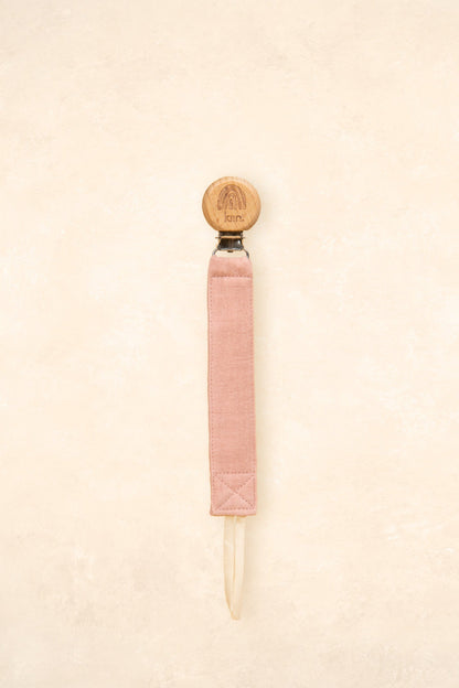 Cotton Dummy Clip Dummies + Teethers Kiin ® Blush 