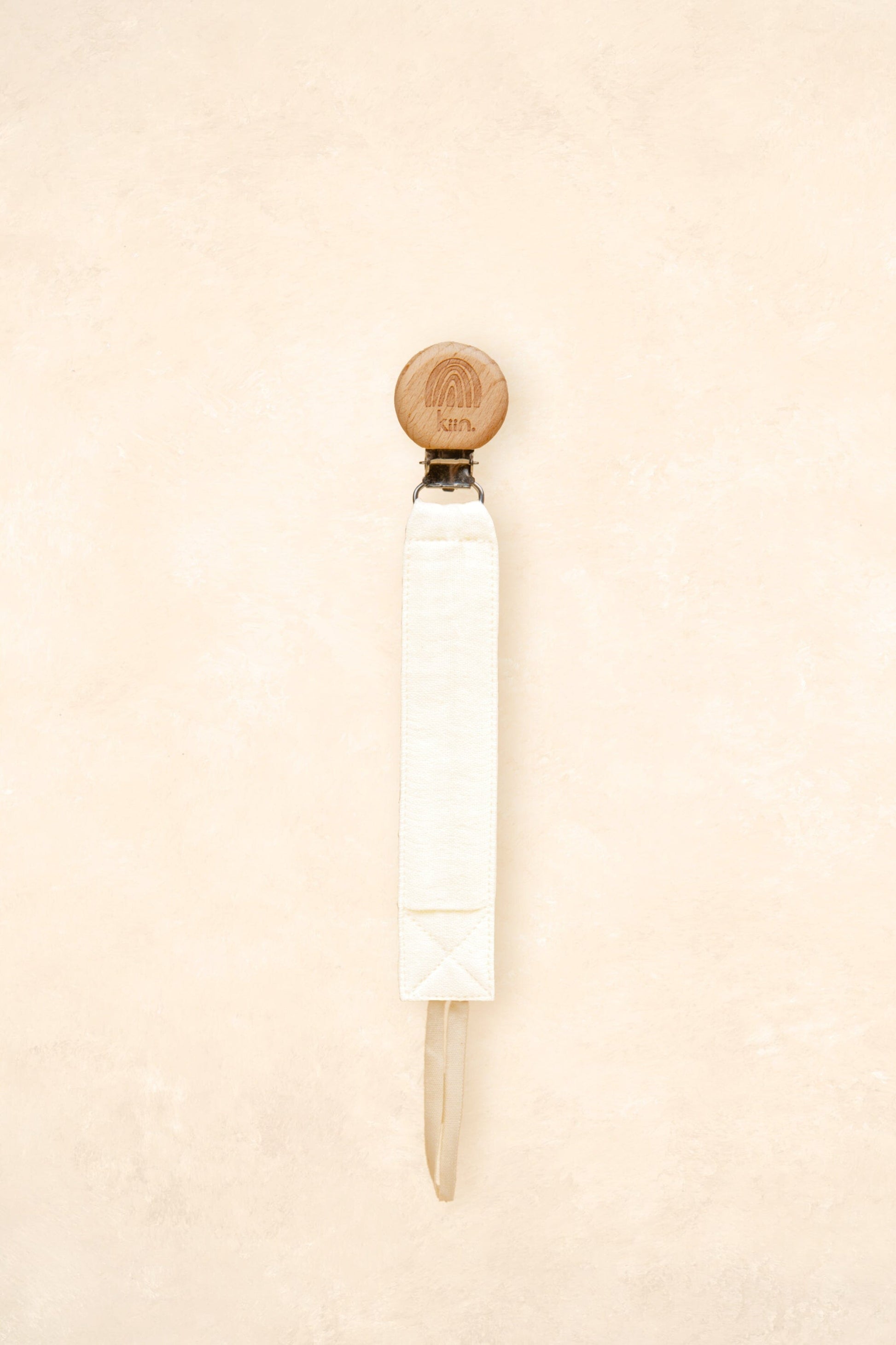 Cotton Dummy Clip Dummies + Teethers Kiin ® Ivory 