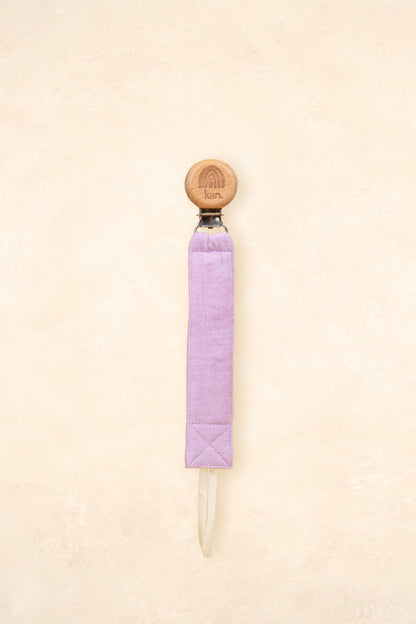 Cotton Dummy Clip Dummies + Teethers Kiin ® Lilac 