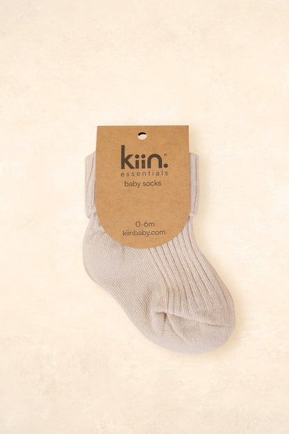 Cotton Ribbed Baby Socks Clothing Kiin ® 