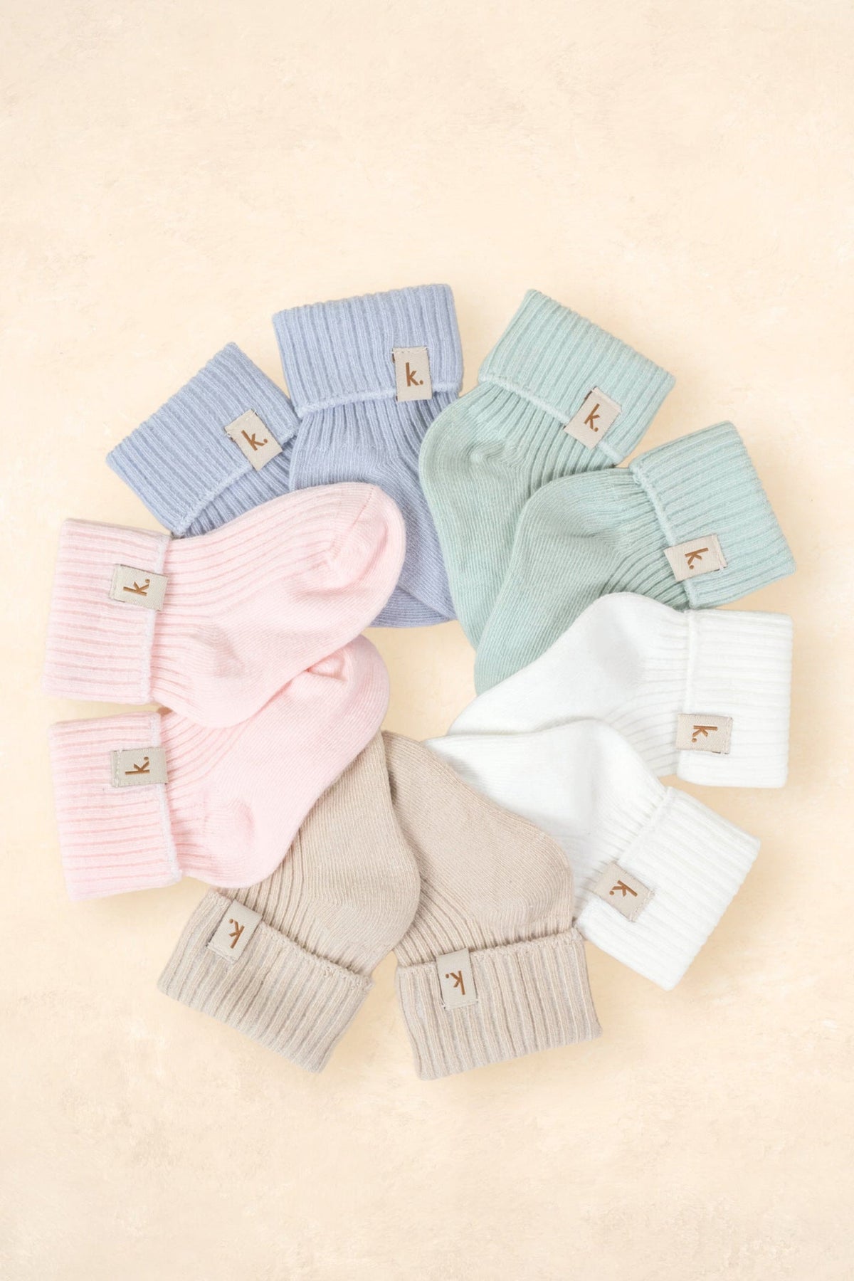 Cotton Ribbed Baby Socks Clothing Kiin ® 