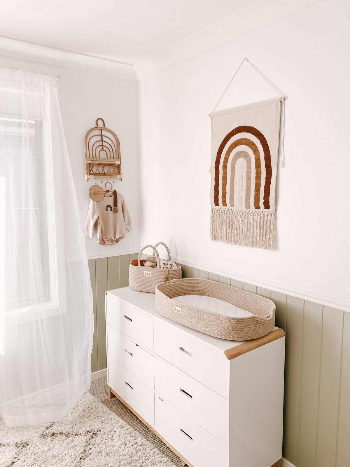 Cotton Rope Change Basket Baby Baskets Kiin ® 