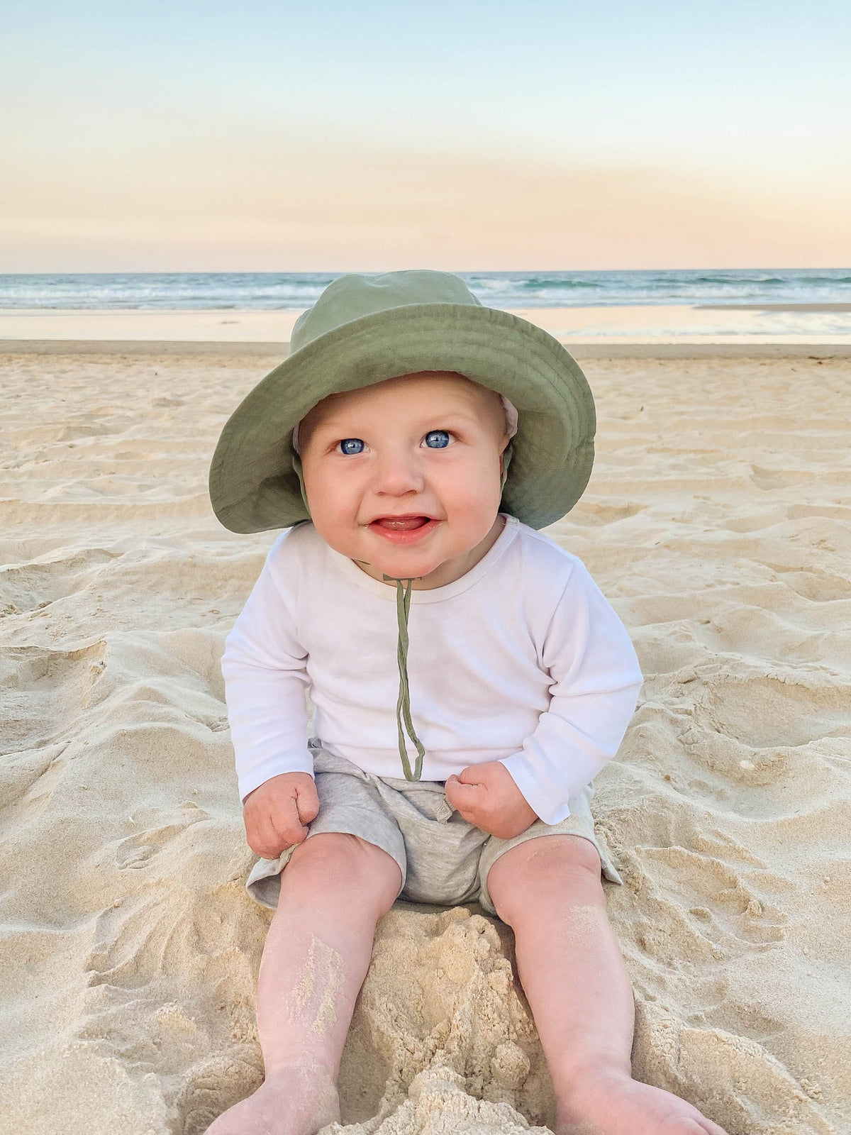 Cotton Sun Hat Baby & Toddler Hats Kiin Baby 