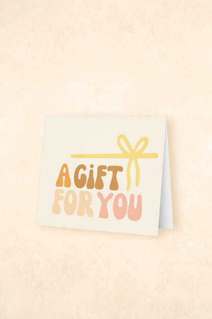 Greeting Card Gifts Kiin ® A Gift For You 