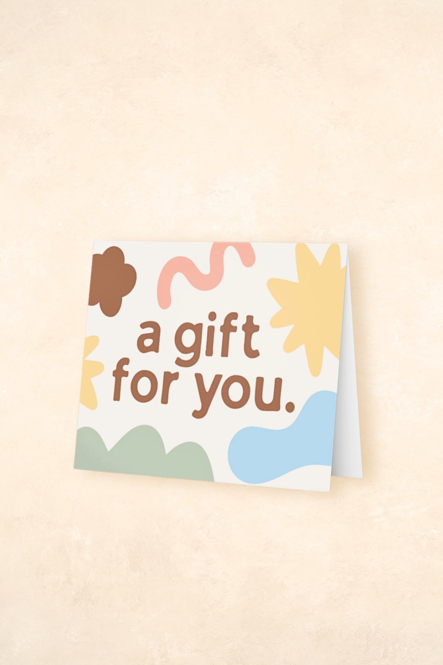 Greeting Card Gifts Kiin ® A Gift For You (Shapes) 