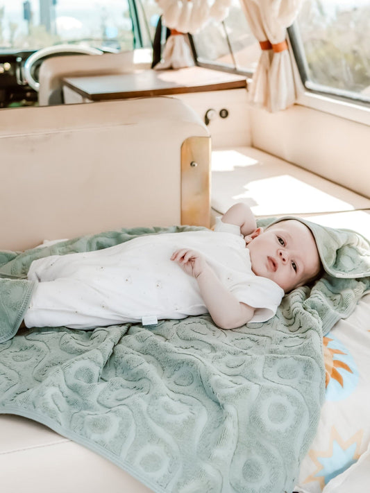 Hooded Beach Towel - Sage Kiin ® 