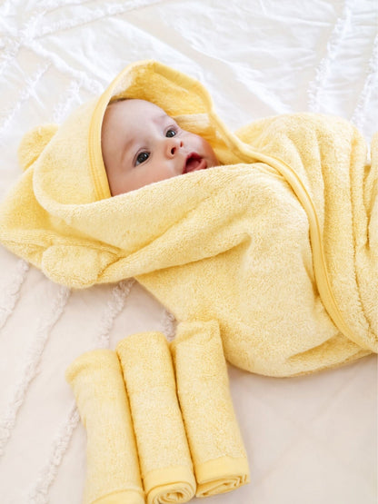 Hooded Towel - Buttercup Towels + Wash Cloths Kiin ® 