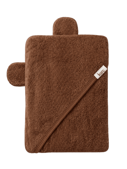 Hooded Towel - Chocolate Towels + Wash Cloths Kiin ® 