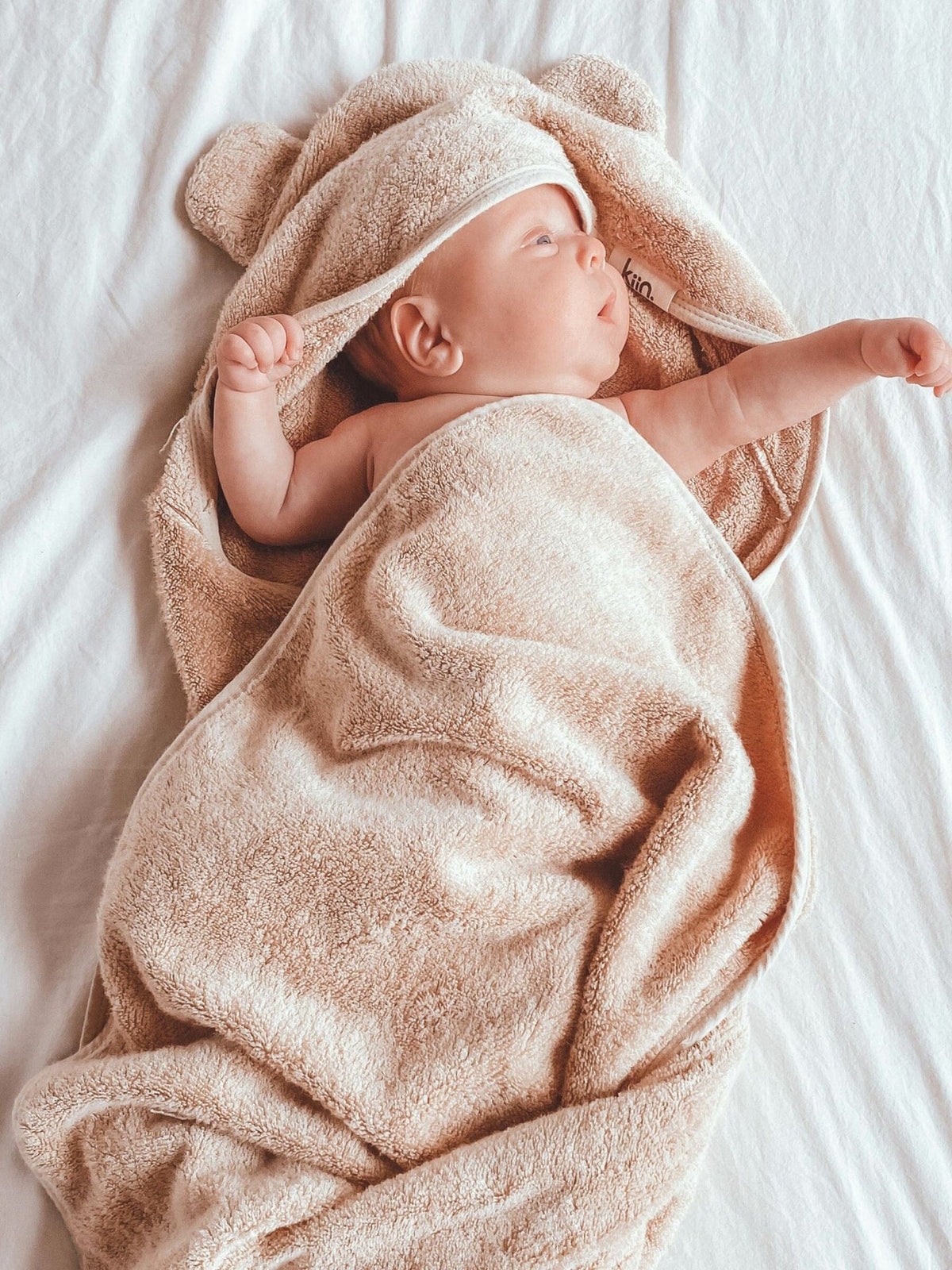 Hooded Towel - Oat Towels + Wash Cloths Kiin ® 