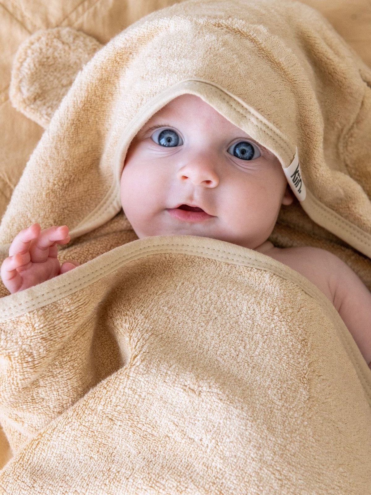 Hooded Towel - Oat Towels + Wash Cloths Kiin ® 