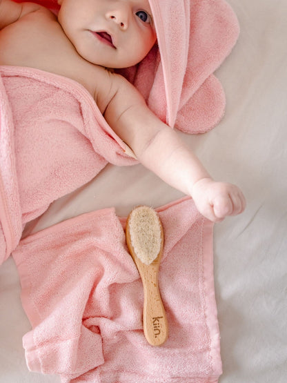 Hooded Towel - Peony Towels + Wash Cloths Kiin ® 