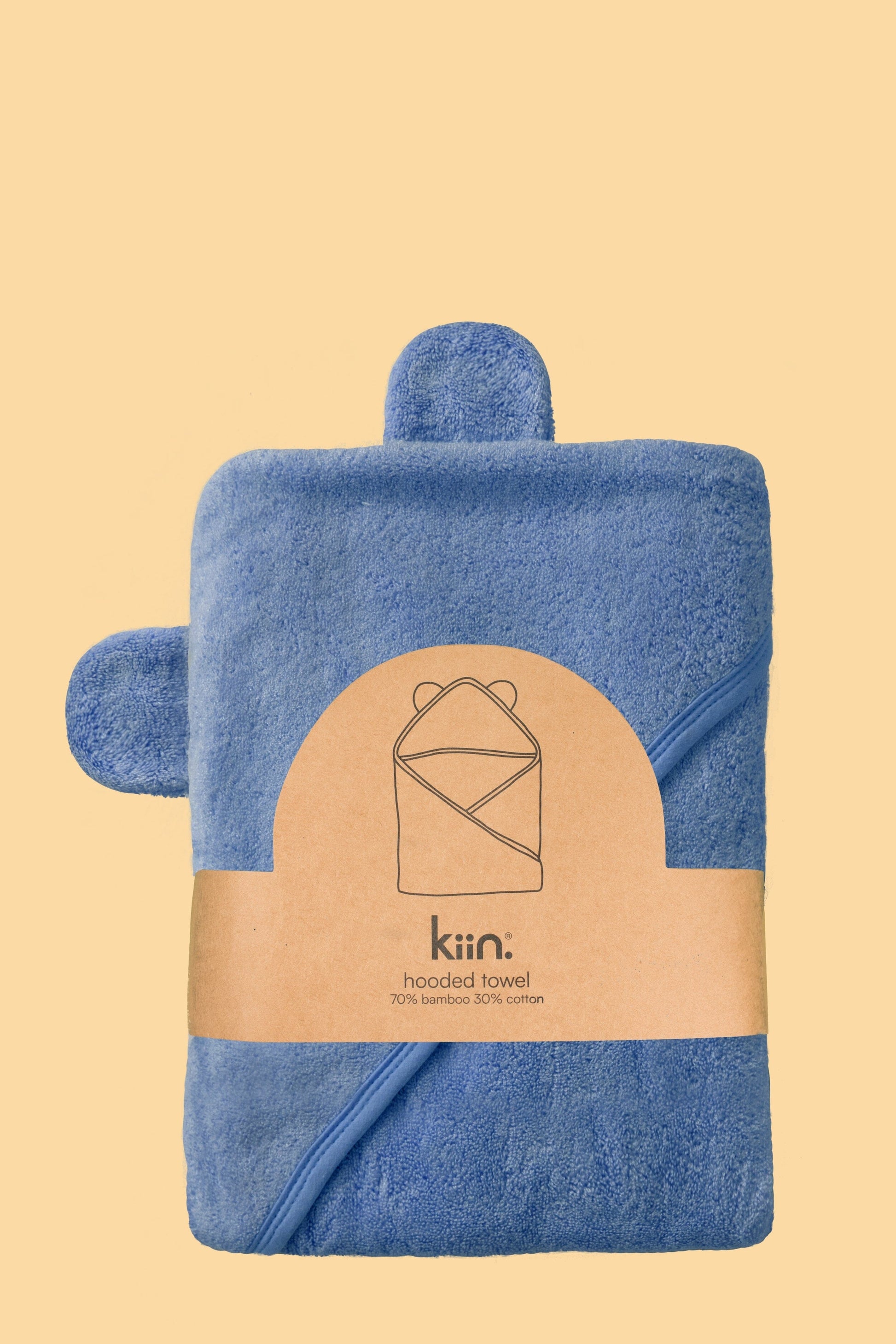 Hooded Towel Towels + Wash Cloths Kiin ® Blue Shadow 