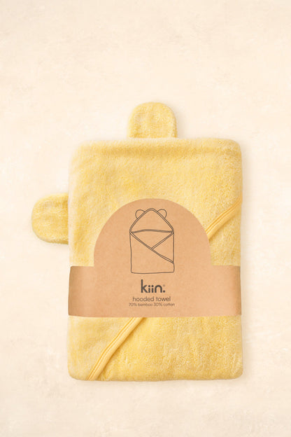 Hooded Towel Towels + Wash Cloths Kiin ® Buttercup 