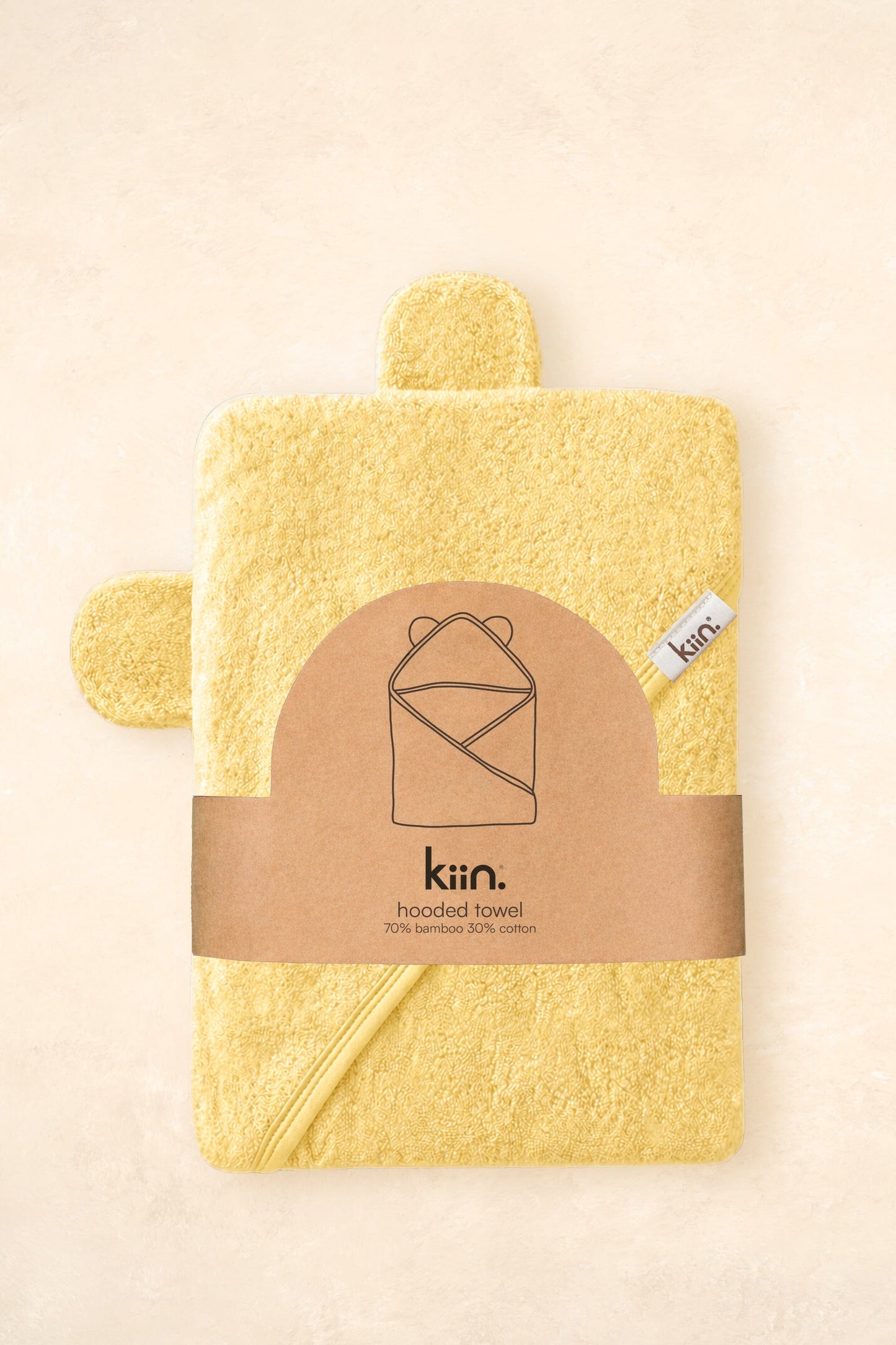Hooded Towel Towels + Wash Cloths Kiin ® Buttercup 