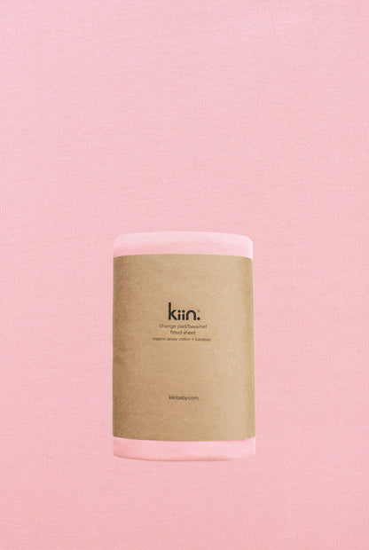 Organic Change Pad/Bassinet Sheet Sheets Kiin ® Peony 