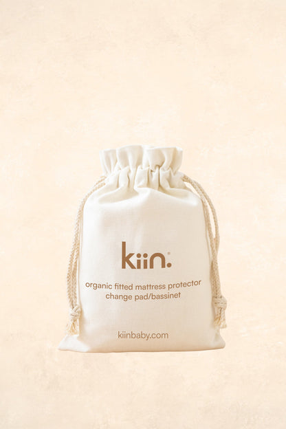 Organic Fitted Mattress Protector Mattress Protectors Kiin ® Change Pad / Bassinet Size 