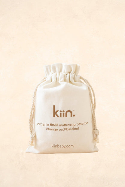 Organic Fitted Mattress Protector Mattress Protectors Kiin ® Change Pad / Bassinet Size 