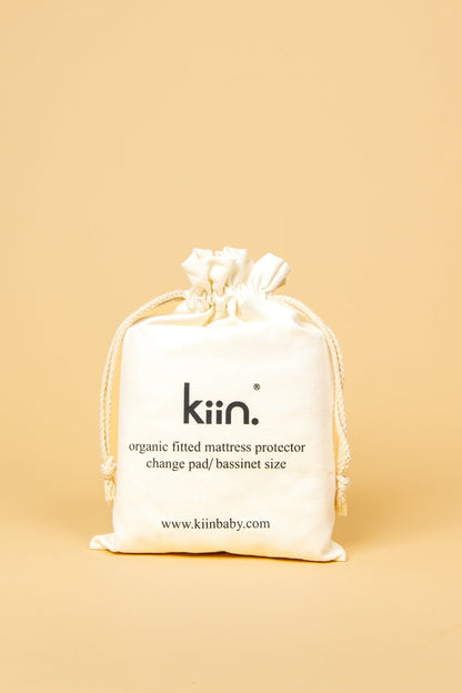 Organic Fitted Mattress Protector Mattress Protectors Kiin ® Change Pad / Bassinet Size 