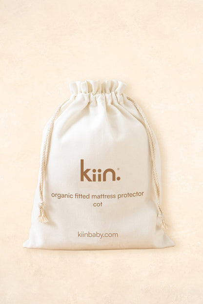 Organic Fitted Mattress Protector Mattress Protectors Kiin ® Cot Size 