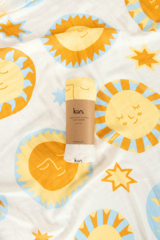 Organic Muslin Swaddle - Limited Edition Swaddles Kiin ® 