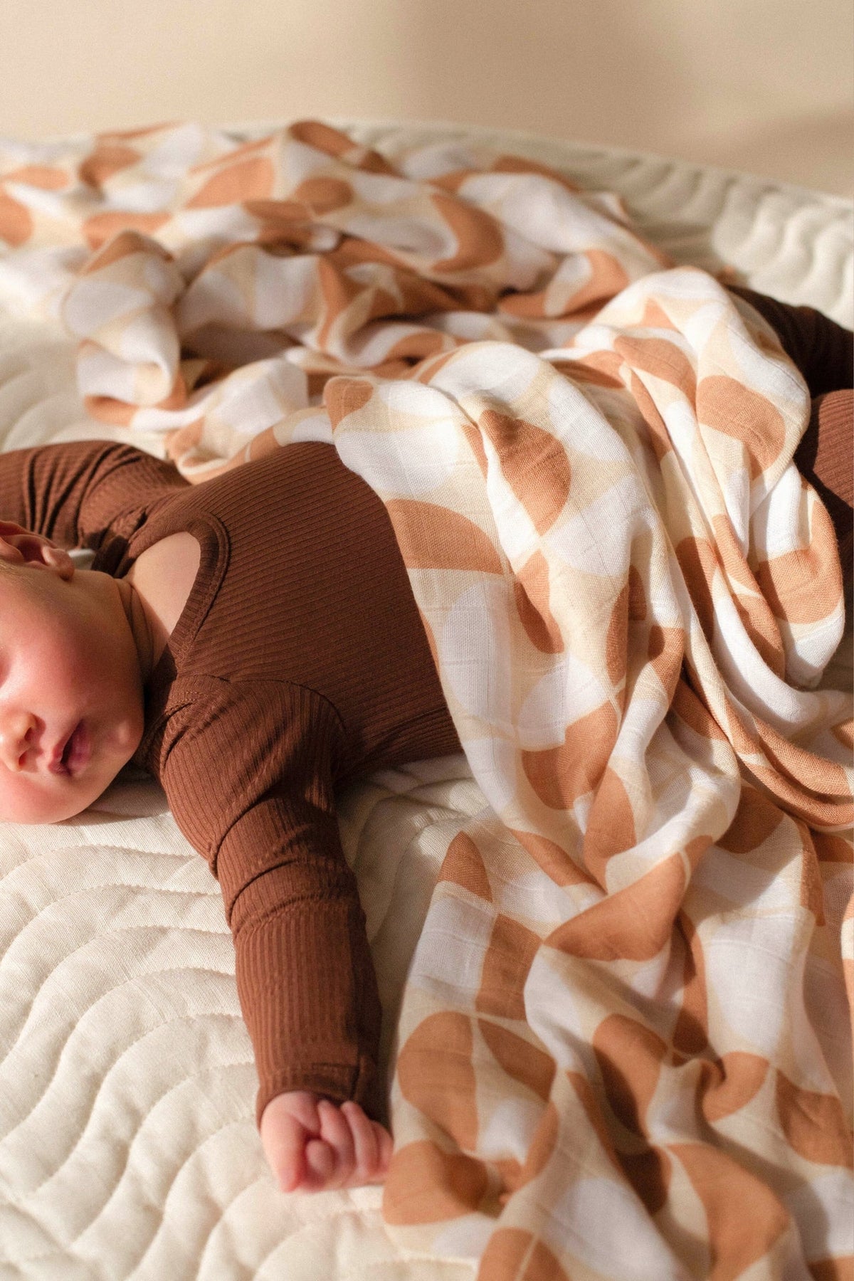 Organic Muslin Swaddle - Pebble (Limited Edition) Swaddles Kiin ® 