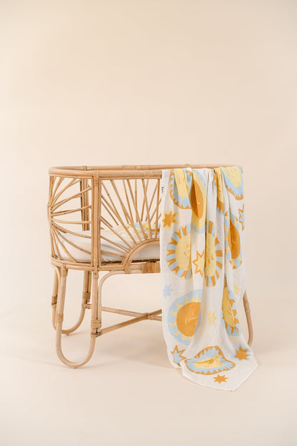 Organic Muslin Swaddle - Sunny Day (Limited Edition) Swaddles Kiin ® 
