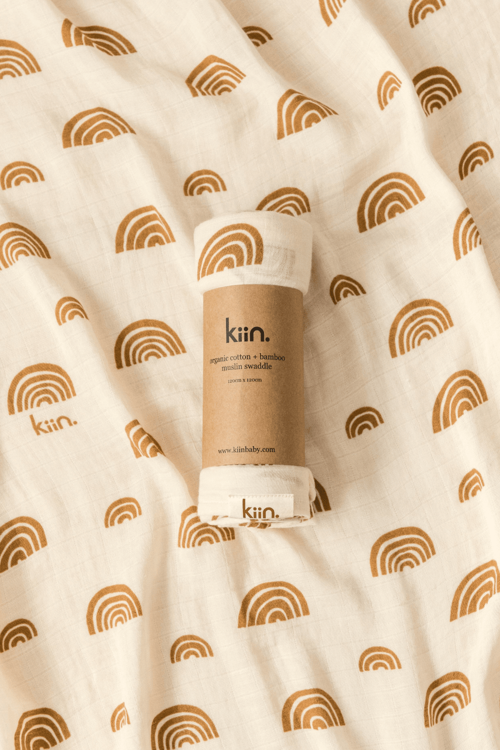 Organic Muslin Swaddle Swaddles Kiin ® Rainbow 