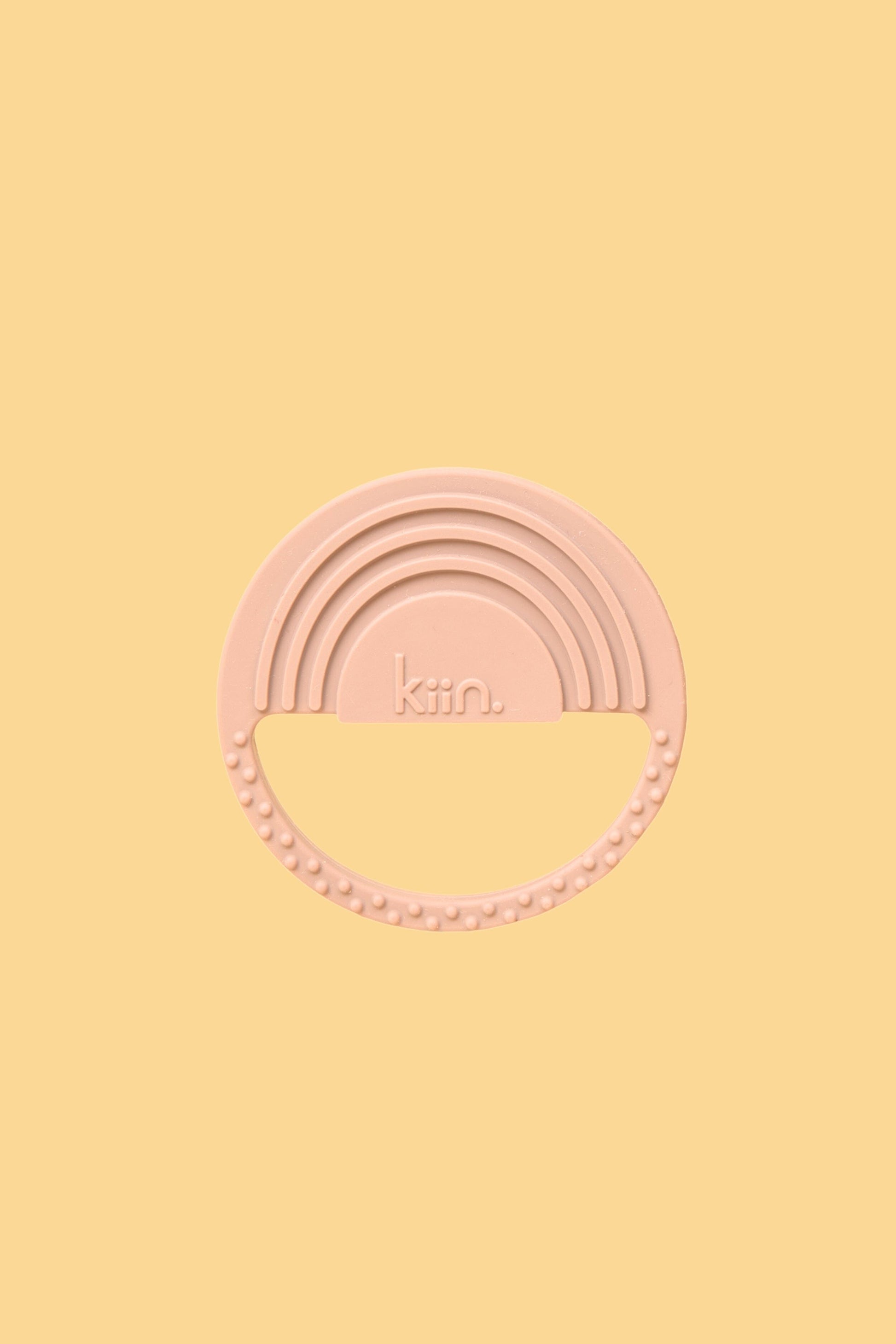 Rainbow Silicone Teether Dummies + Teethers Kiin ® Blossom 
