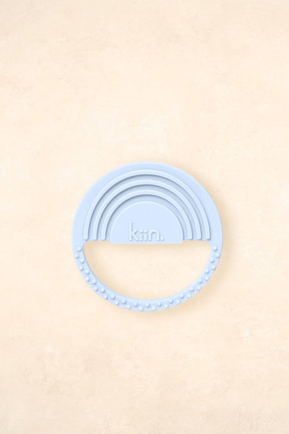 Rainbow Silicone Teether Dummies + Teethers Kiin ® Pastel Sky 