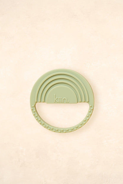 Rainbow Silicone Teether Dummies + Teethers Kiin ® Sage 