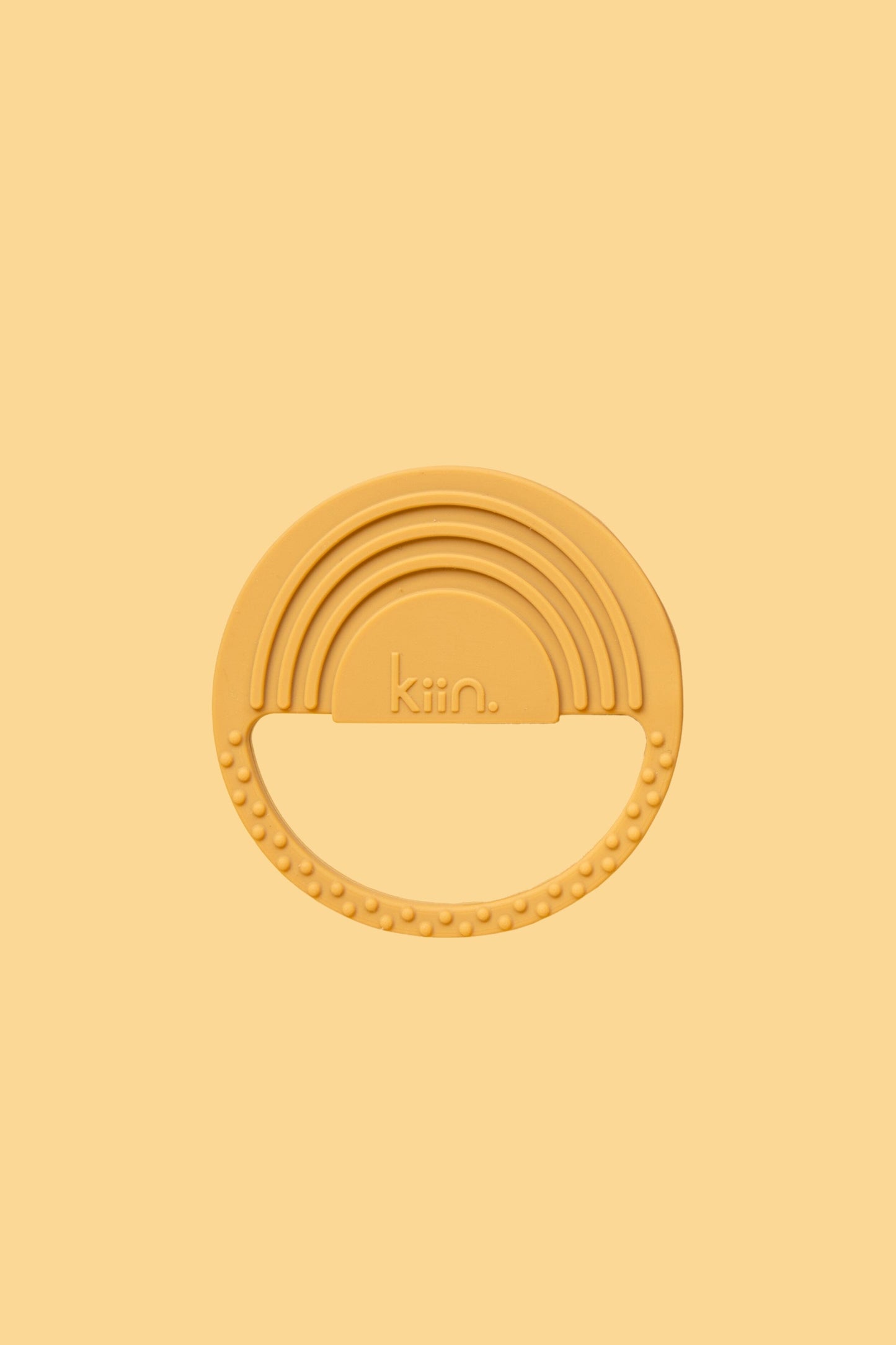 Rainbow Silicone Teether Dummies + Teethers Kiin ® Tan 