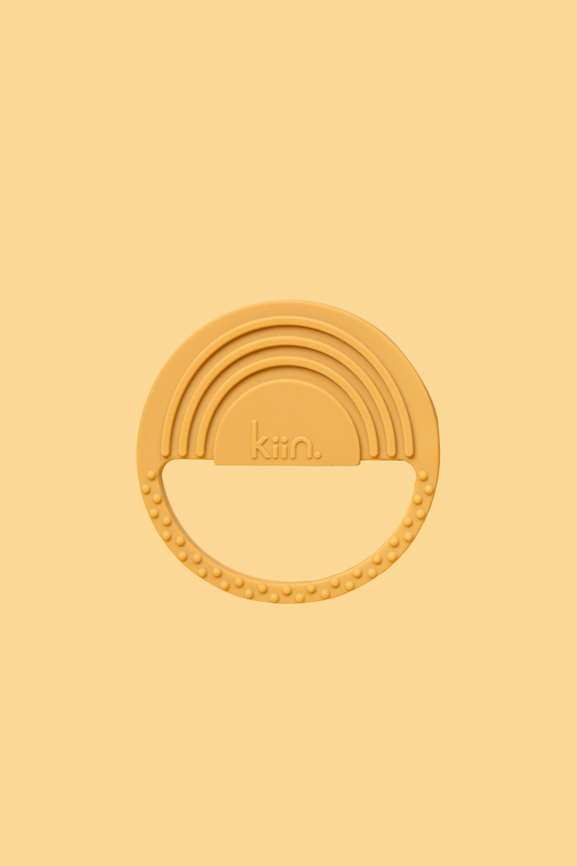 Rainbow Silicone Teether Dummies + Teethers Kiin ® Tan 