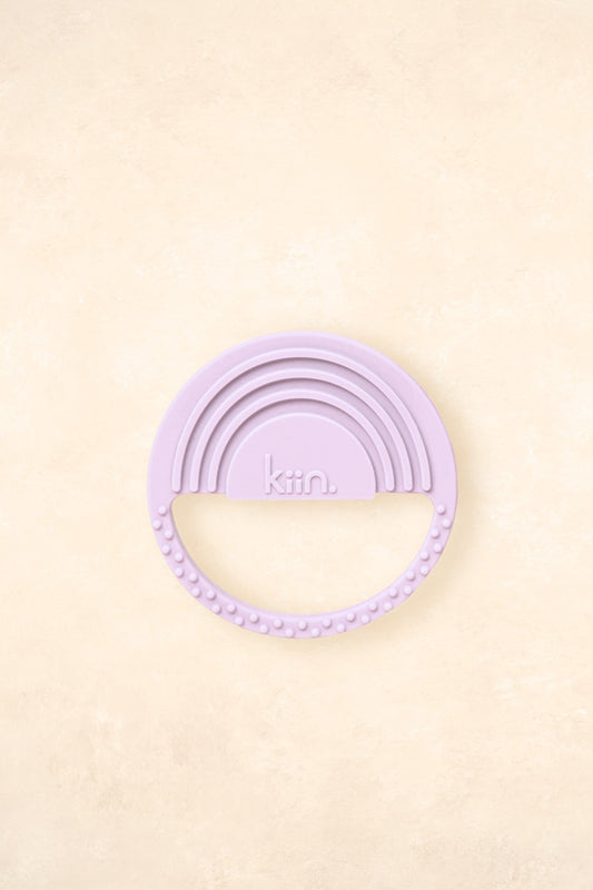 Rainbow Silicone Teether - Outlet Dummies + Teethers Kiin ® Lilac 