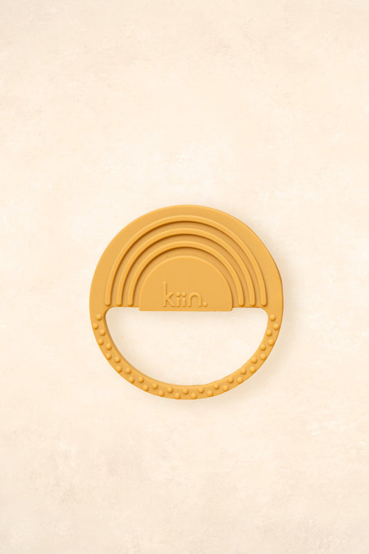 Rainbow Silicone Teether - Outlet Dummies + Teethers Kiin ® Tan 