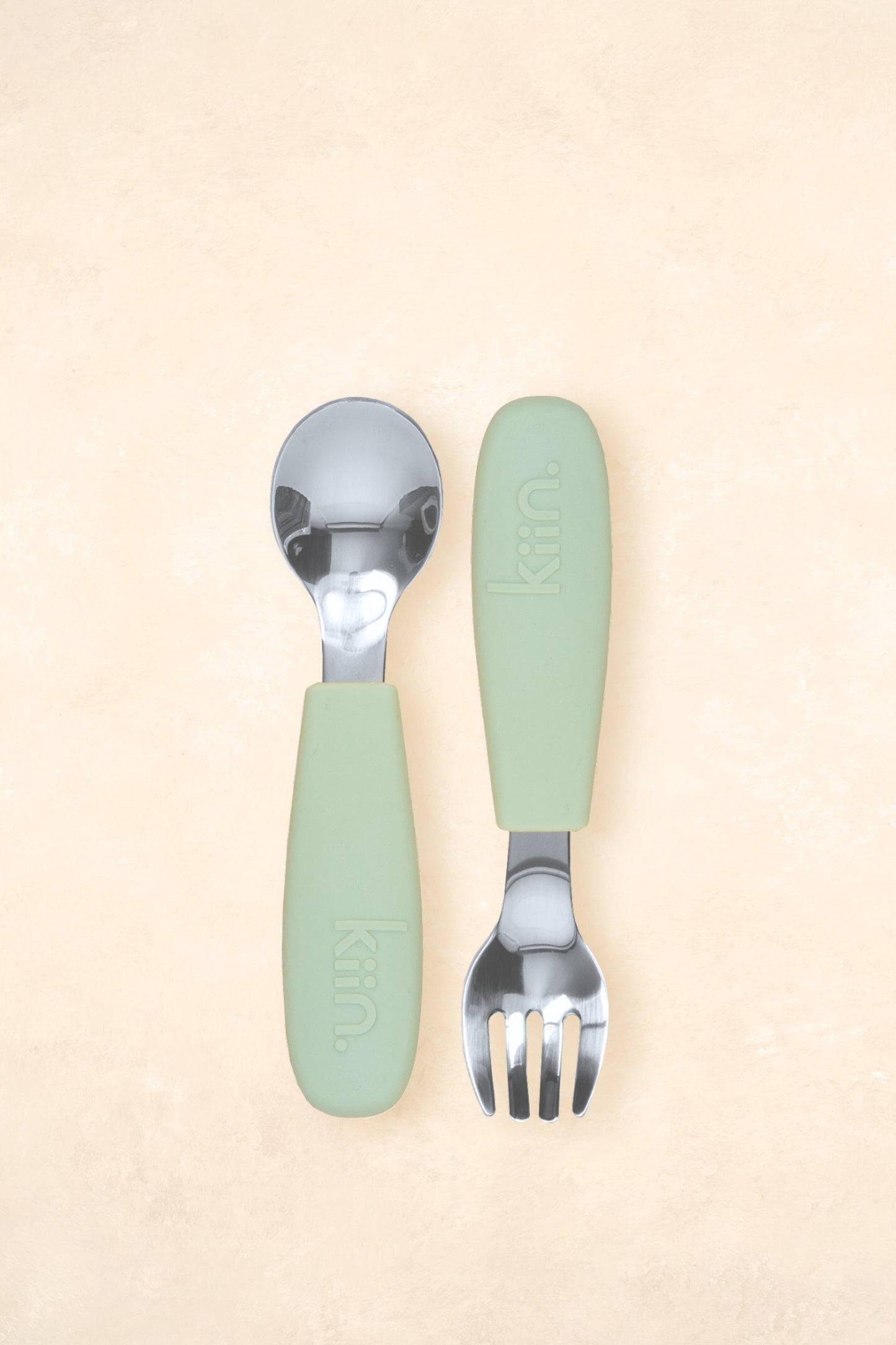 Silicone Cutlery Set Bibs + Tableware Kiin ® Sage 