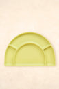 Silicone Divided Plate Bibs + Tableware Kiin ® Apple 