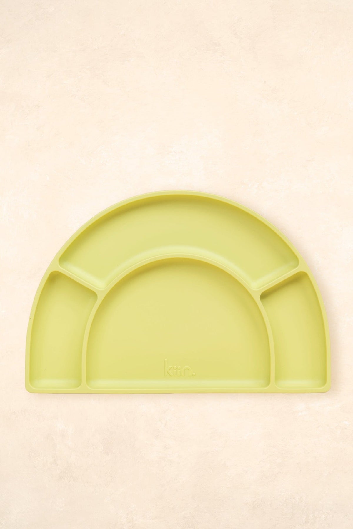 Silicone Divided Plate Bibs + Tableware Kiin ® Apple 