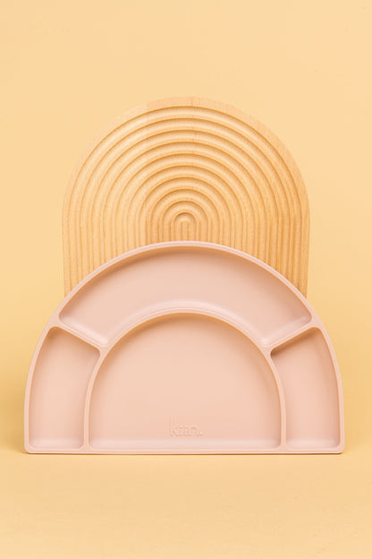 Silicone Divided Plate Bibs + Tableware Kiin ® Blossom 