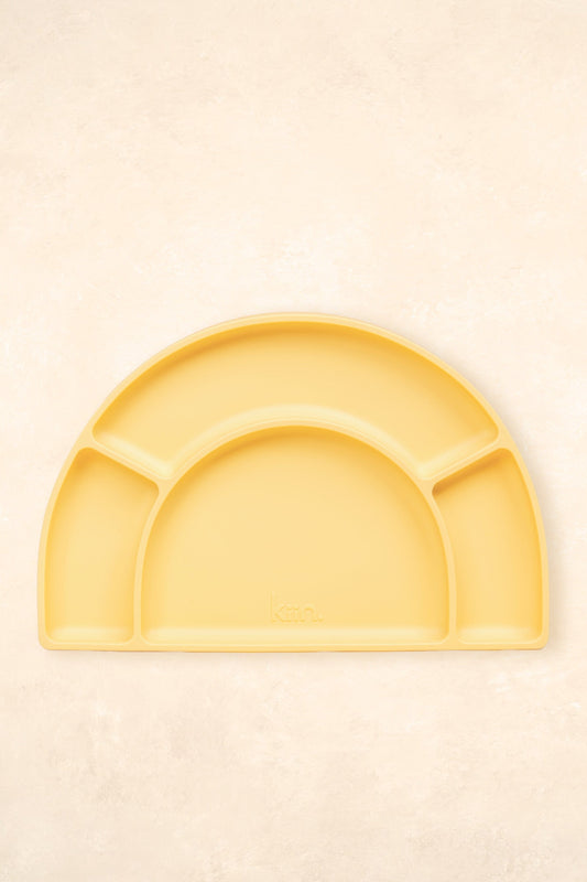 Silicone Divided Plate Bibs + Tableware Kiin ® Buttercup 