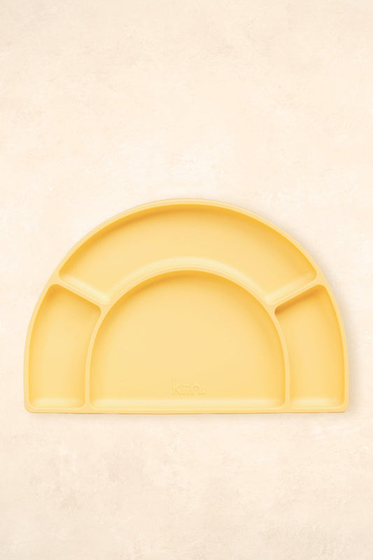 Silicone Divided Plate Bibs + Tableware Kiin ® Buttercup 