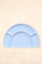 Silicone Divided Plate Bibs + Tableware Kiin ® Pastel Sky 