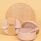 Silicone Suction Bowl with lid + Spoon Set Bibs + Tableware Kiin ® 