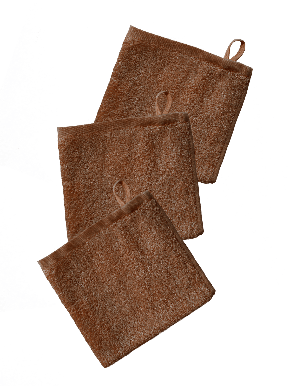Wash Cloths 3 Pack - Chocolate Towels + Wash Cloths Kiin ® 