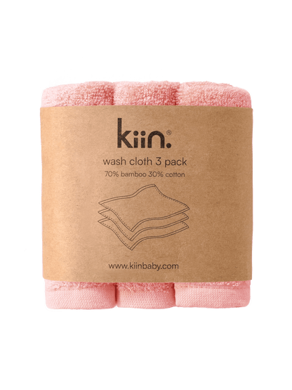 Wash Cloths 3 Pack - Peony Towels + Wash Cloths Kiin ® 