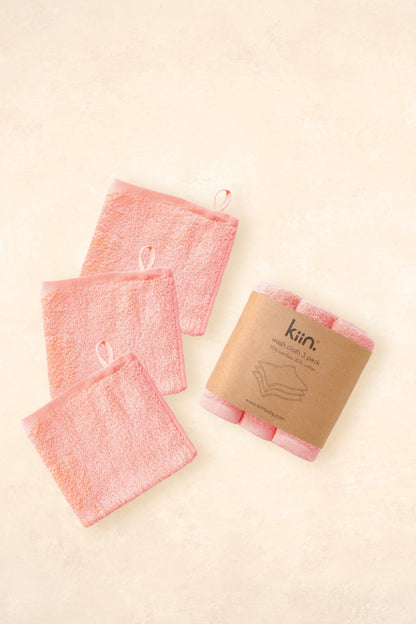 Wash Cloths 3 Pack Towels + Wash Cloths Kiin ® Peony 